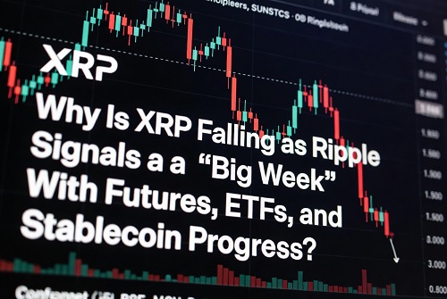 چرا قیمت XRP داره می‌ریزه در حالی که ریپل از یه «هفته بزرگ» خبر میده؟