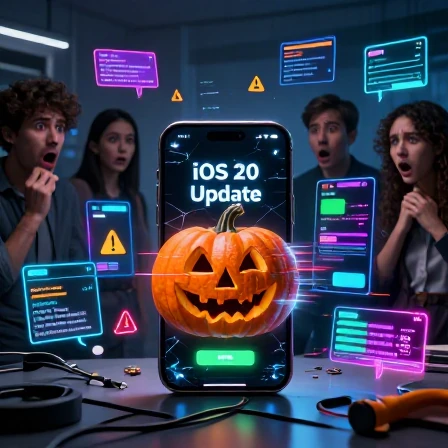 آپدیت iOS 20 همین سه‌شنبه اومد و برای بعضیا گوشی رو تبدیل به کدو تنبل کرد